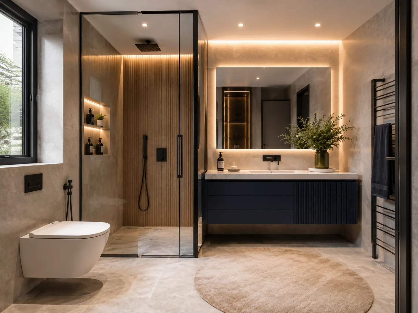 Modern banyo ve lavabo dolabı