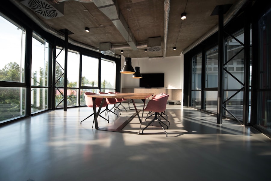 Modern ofis çalışma alanı