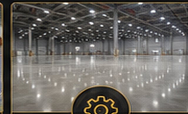 Endüstriyel zemin hazırlığı ve parlak fabrika zemini