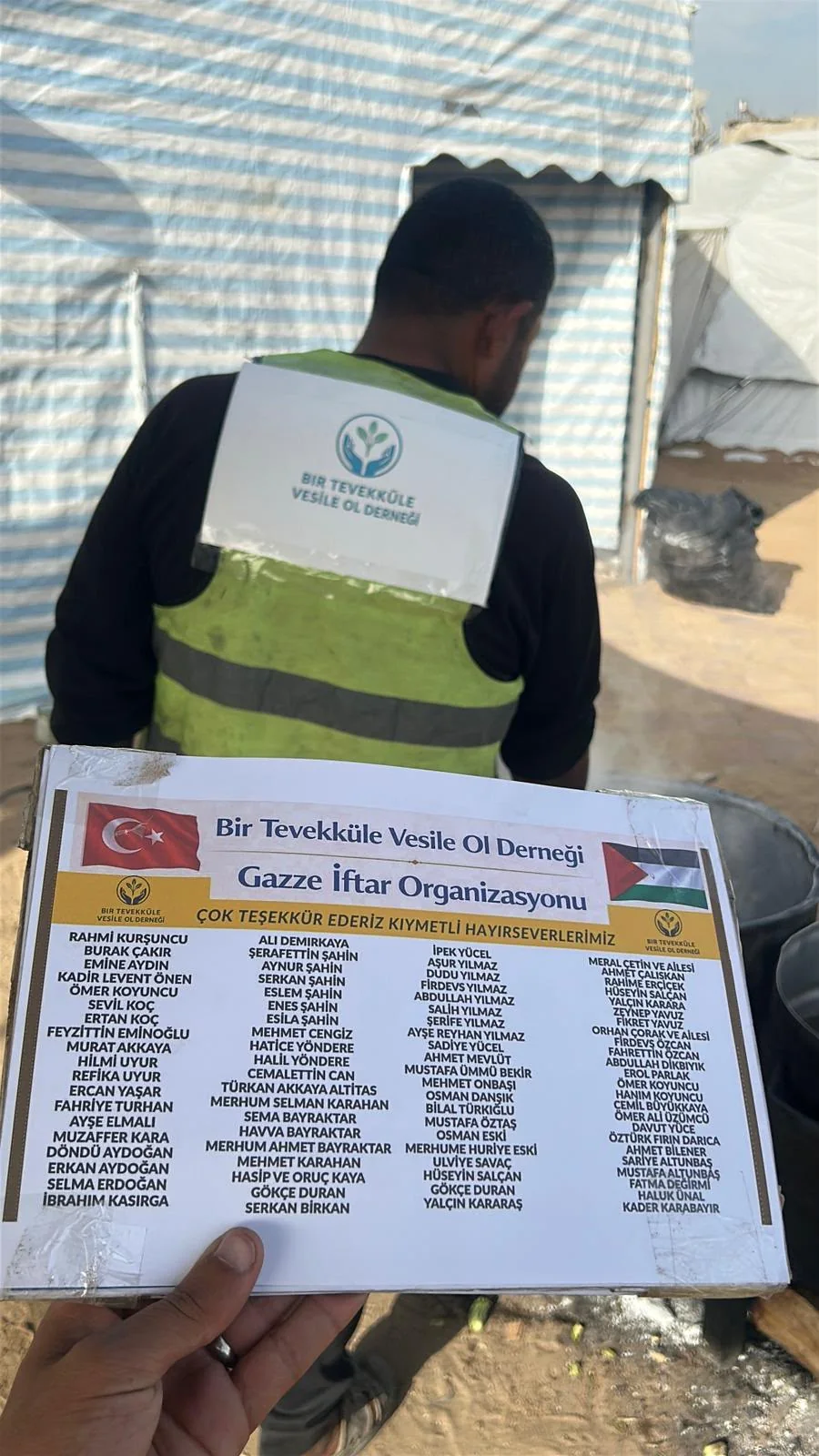 Gazze iftar organizasyonu