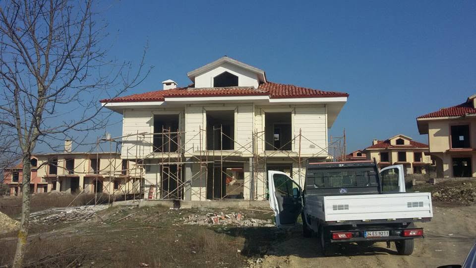 Villa çatı imalat ve montaj projesi