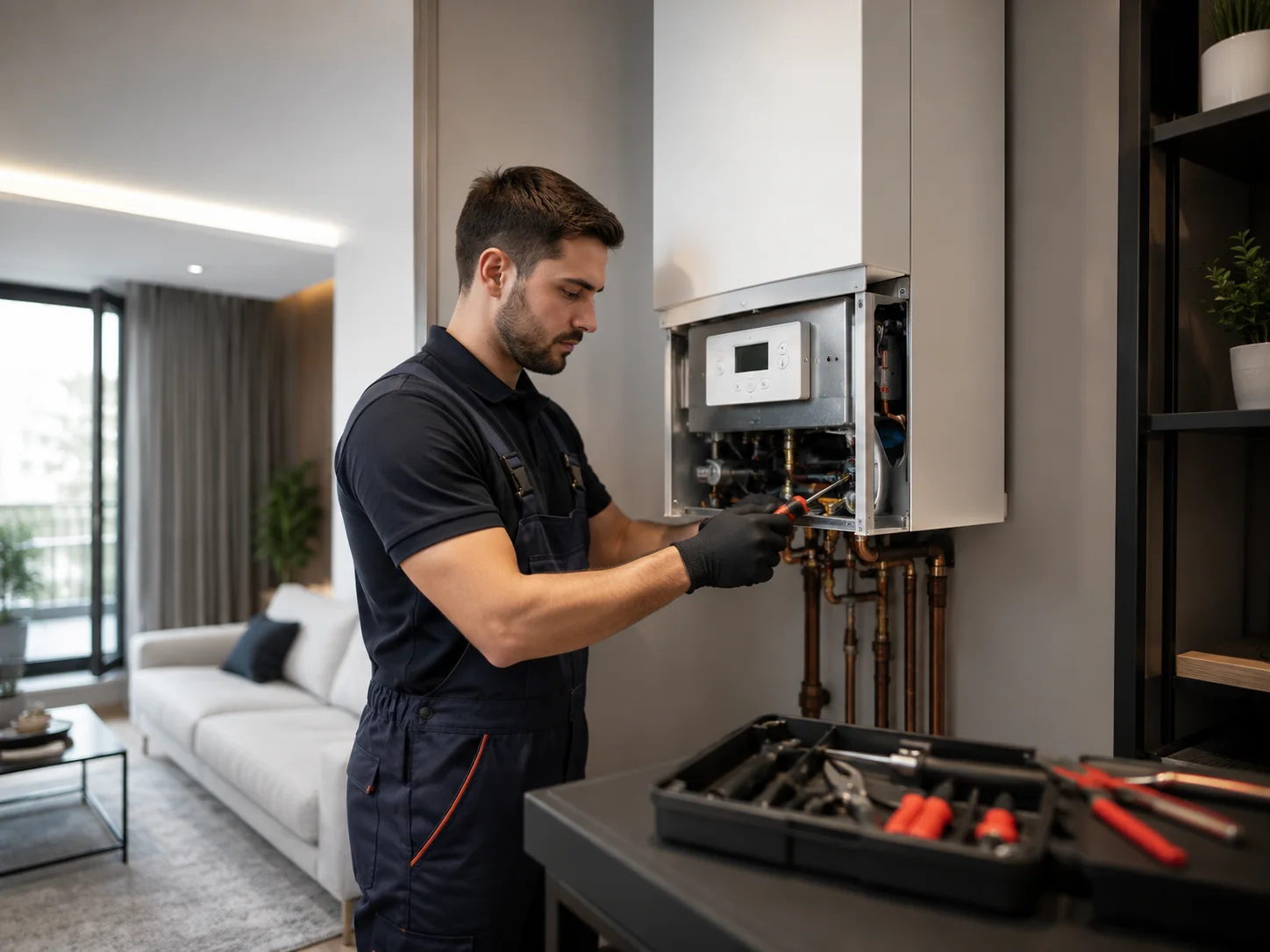 Kombi teknik servis çalışması