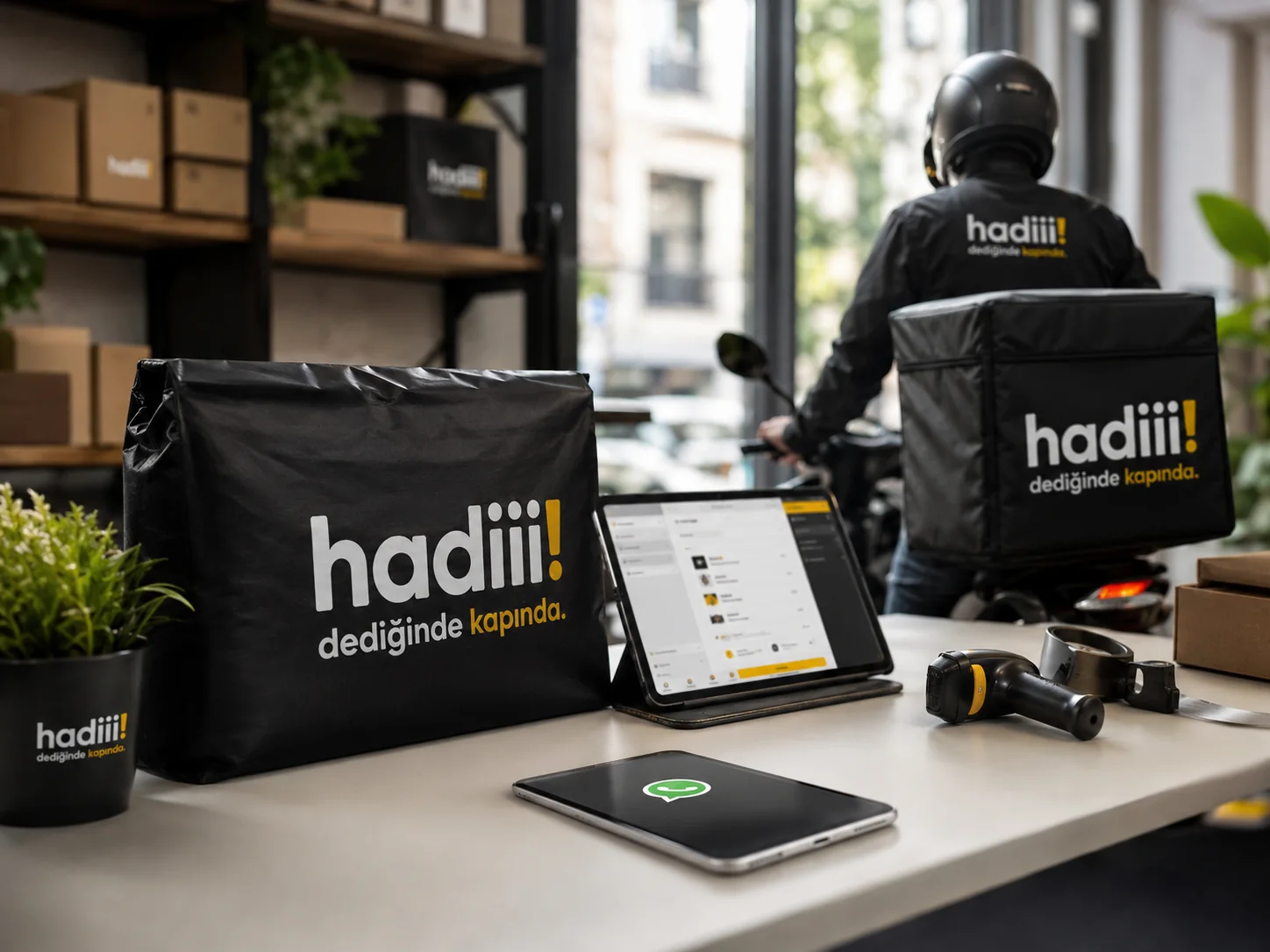 Hadiii teslimat operasyonu ve dijital sipariş yönetimi