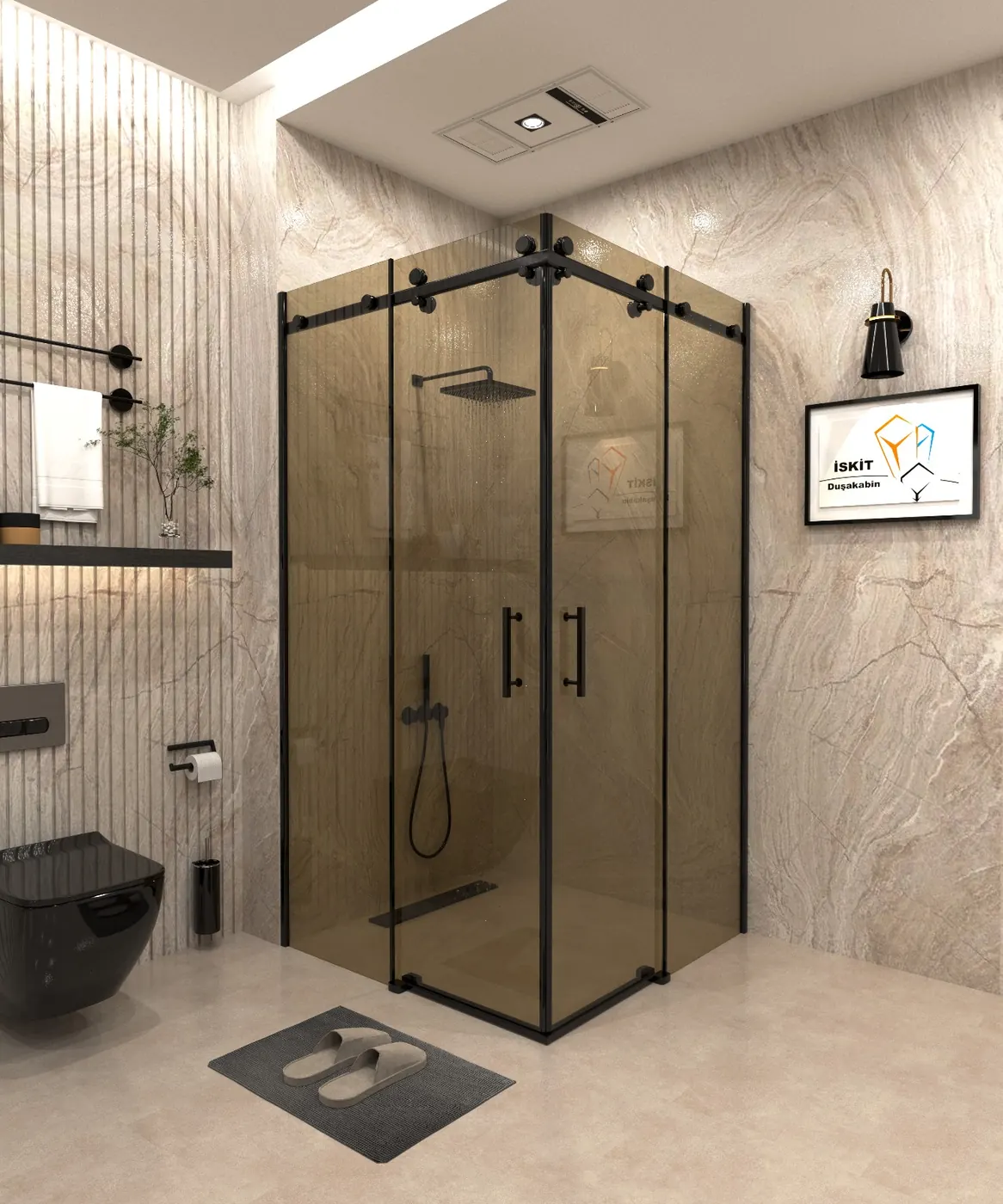 İskit Duşakabin temperli cam model 14