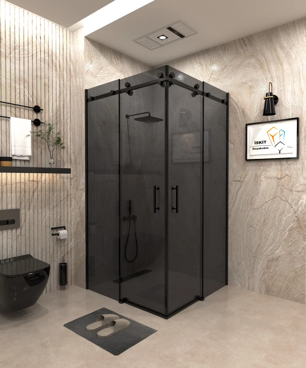 İskit Duşakabin temperli cam model 17