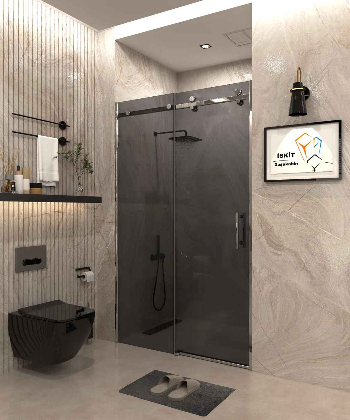 İskit Duşakabin temperli cam model 29