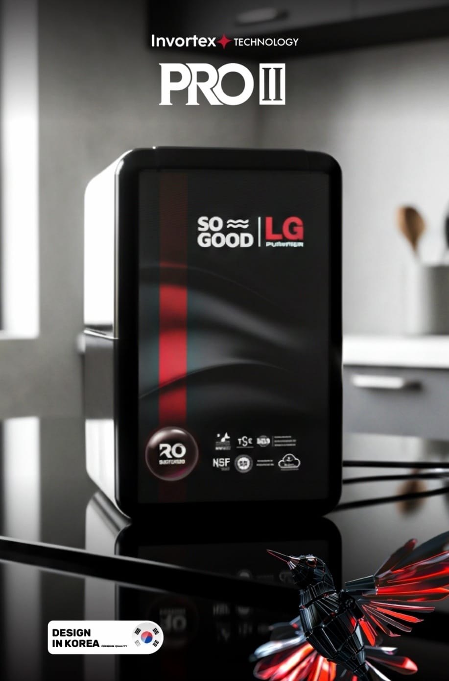 LG So Good Pro II su arıtma cihazı mutfak kullanımı