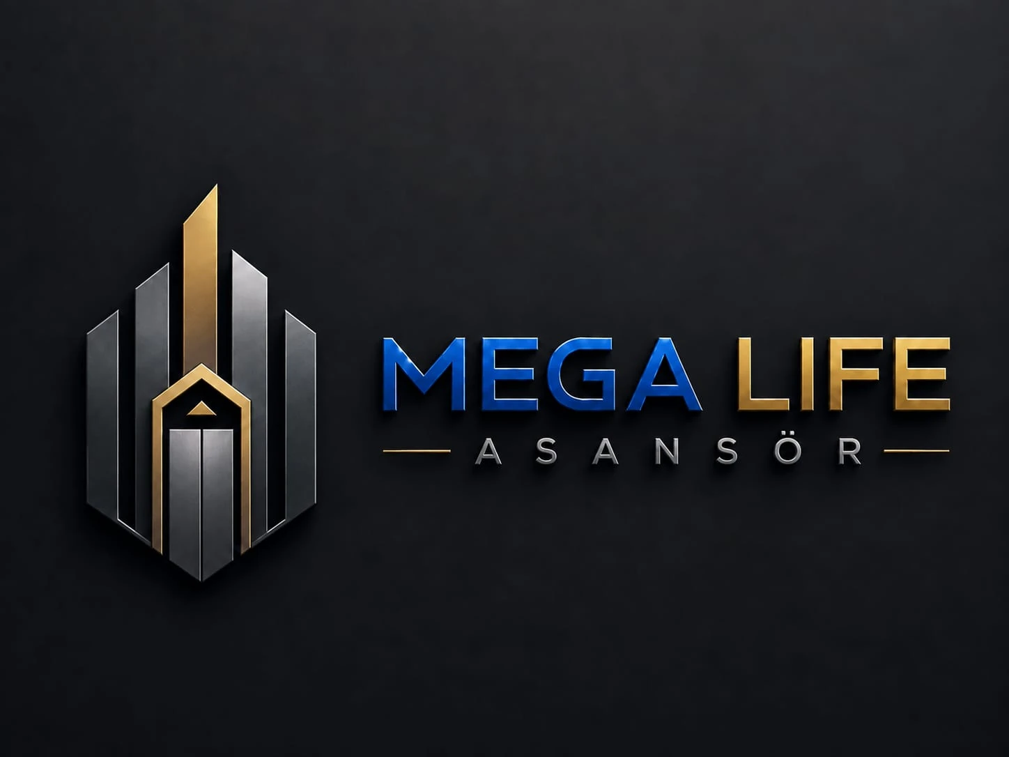 Mega-Life Asansör kurumsal logo