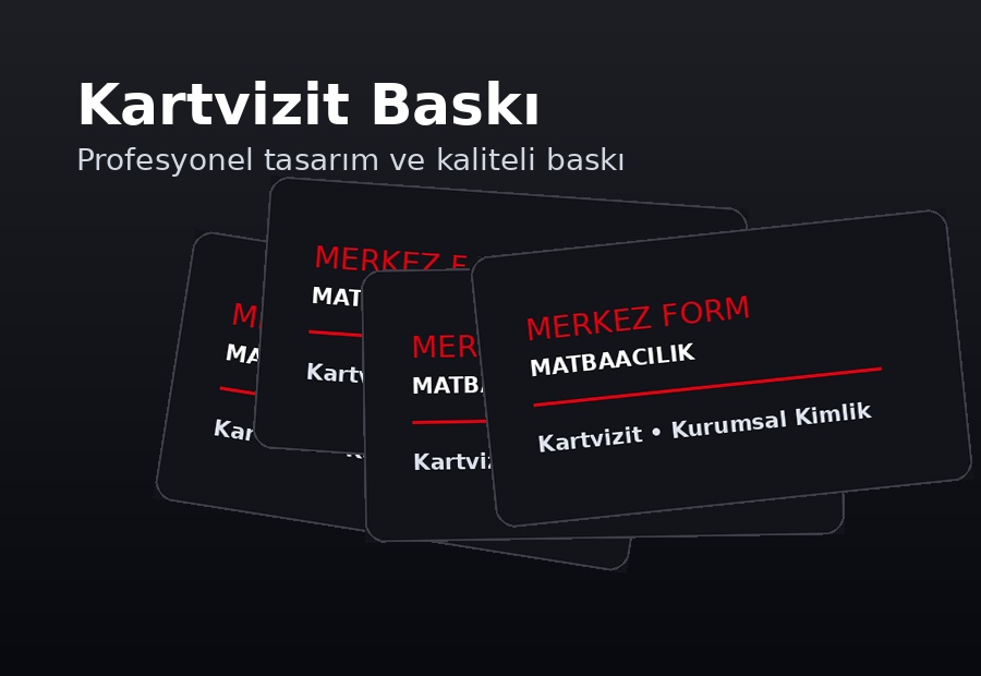 Profesyonel kartvizit baskı örnekleri
