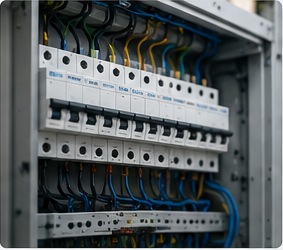 Profesyonel elektrik panosu ve tesisat sistemi