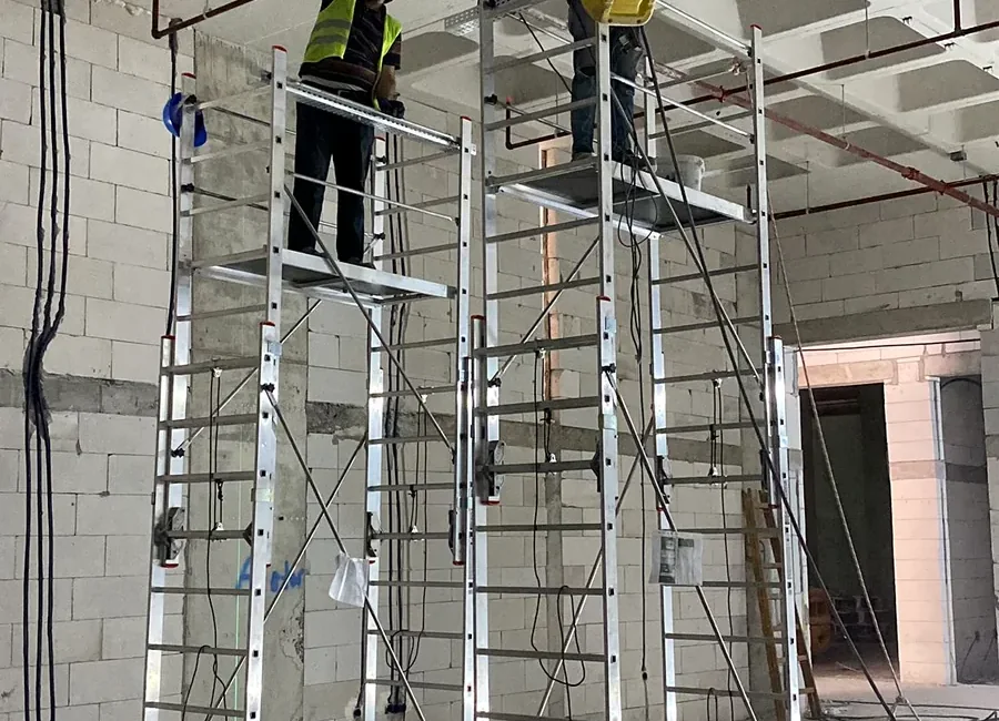 Elektrik tesisatı saha çalışması